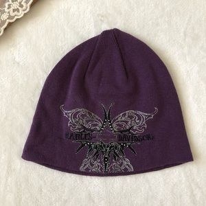 Harley Davidson Purple Beanie